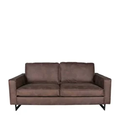 Microfaser 2er Sofa in kantigem Design - Onjamy