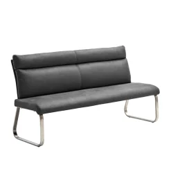 Microfaser Esszimmer Bank für drei Personen - Invedito