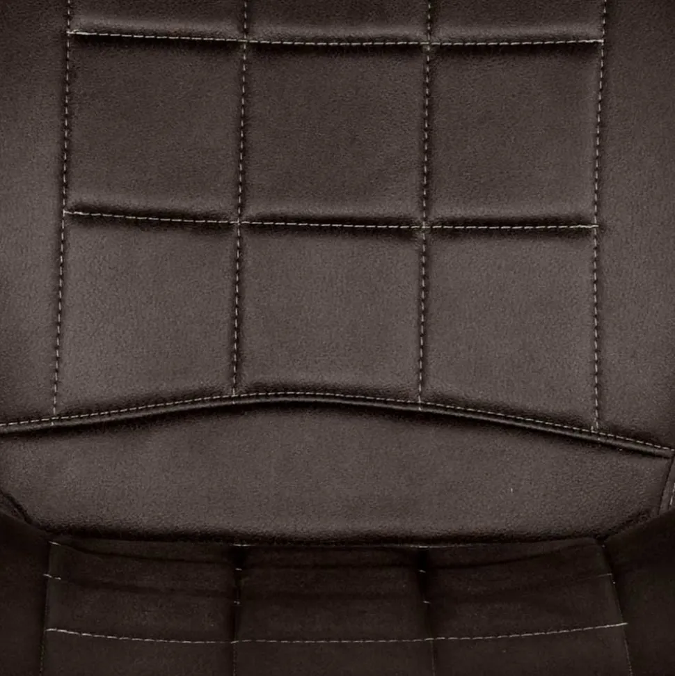 Microfaser Küchenstuhl in Anthrazit - Crocodile (2er Set)