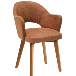 Microfaserstuhl mit Armlehnen - Oseidon