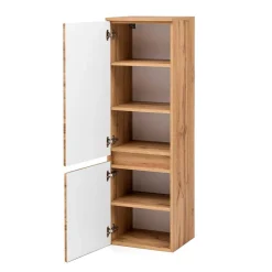 Midi Badschrank in Holzoptik Wildeiche - Drumias