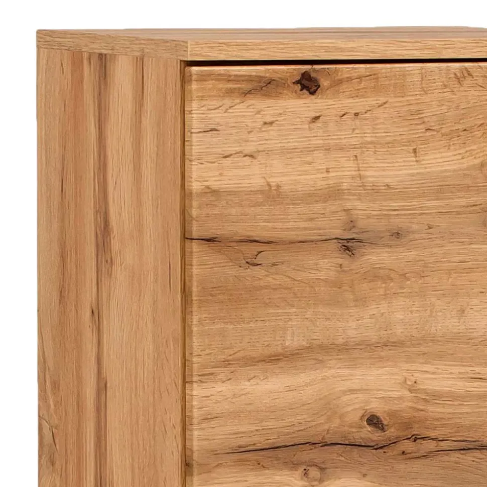 Midi Badschrank in Holzoptik Wildeiche - Drumias