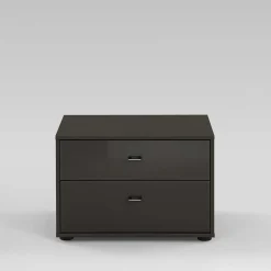 Mini Kommode Cornea in Grau Braun