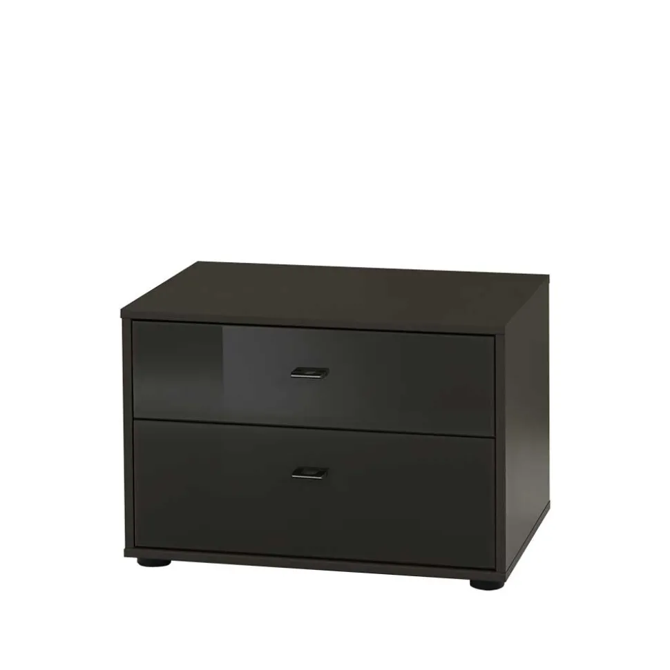 Mini Kommode Cornea in Grau Braun