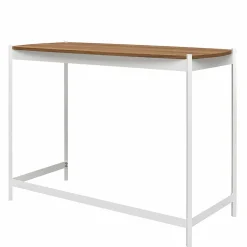 Minimalistischer Schreibtisch in Walnuss Optik - Zyreano