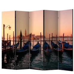 Mobiler Paravent mit Foto von Venedig - Catinalo