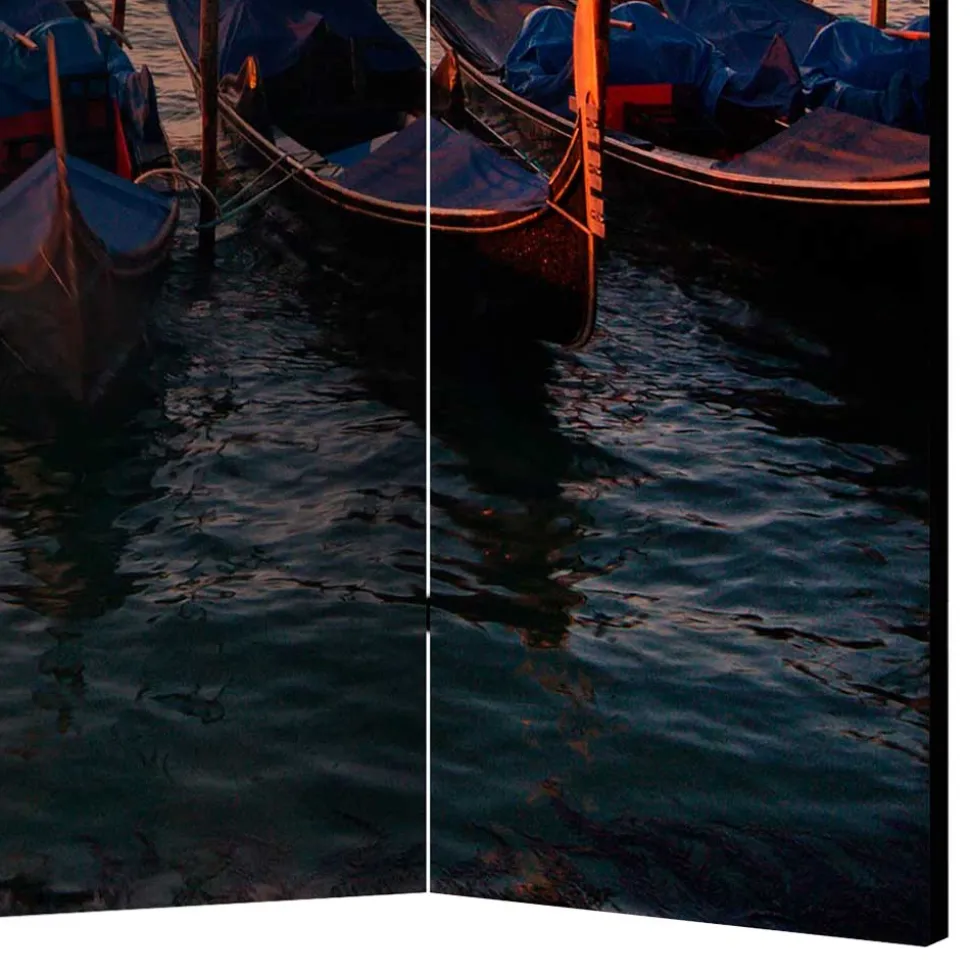 Mobiler Paravent mit Foto von Venedig - Catinalo
