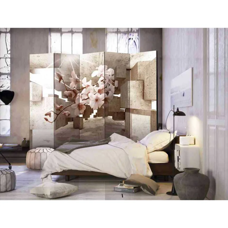 Mobiler Raumteiler aus Leinwand - Lasalinas