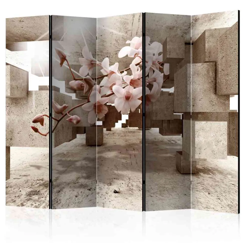 Mobiler Raumteiler aus Leinwand - Lasalinas