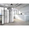 Mobiler Raumtrenner im Betonwand Design - Duno