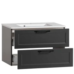 Modern Country Badeinrichtung Set - Novelya (dreiteilig)