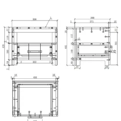 Modern Country Kinderzimmer in Weiß - Ellen (vierteilig)