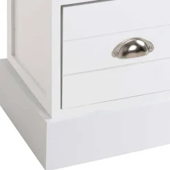 Modern Country Kommode in Weiß - Fidono