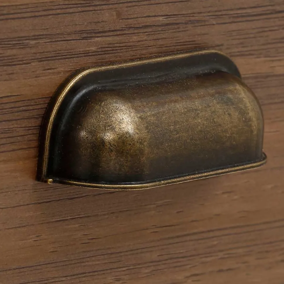 Modern Country Nachtkommode in Weiß - Yakos