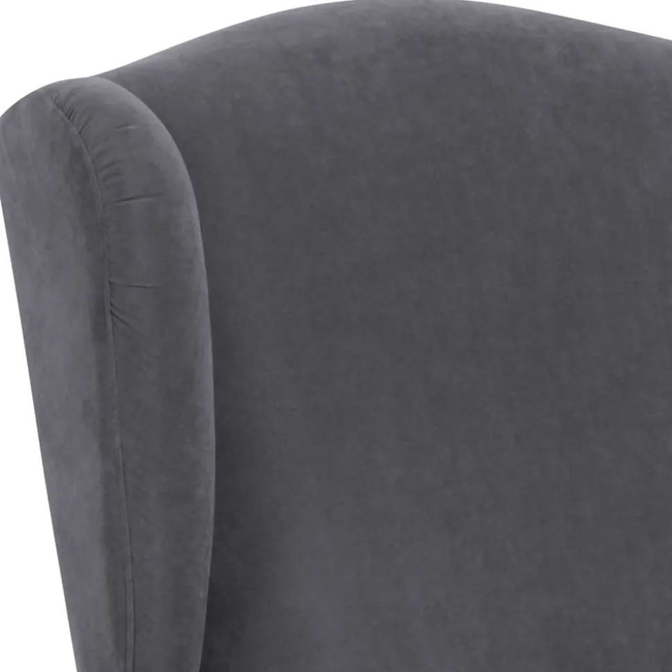 Modern Country Ohrensessel in Anthrazit - Anram