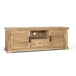 Modern Country TV Board mit Lamellentüren - Muray