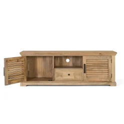 Modern Country TV Board mit Lamellentüren - Muray