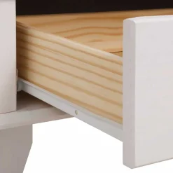 Modern Country Vitrine in Weiß mit Grau - Sumatra