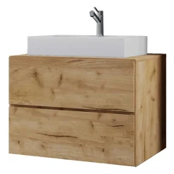 Moderne Badmöbel im Holzlook - Toulon (vierteilig)