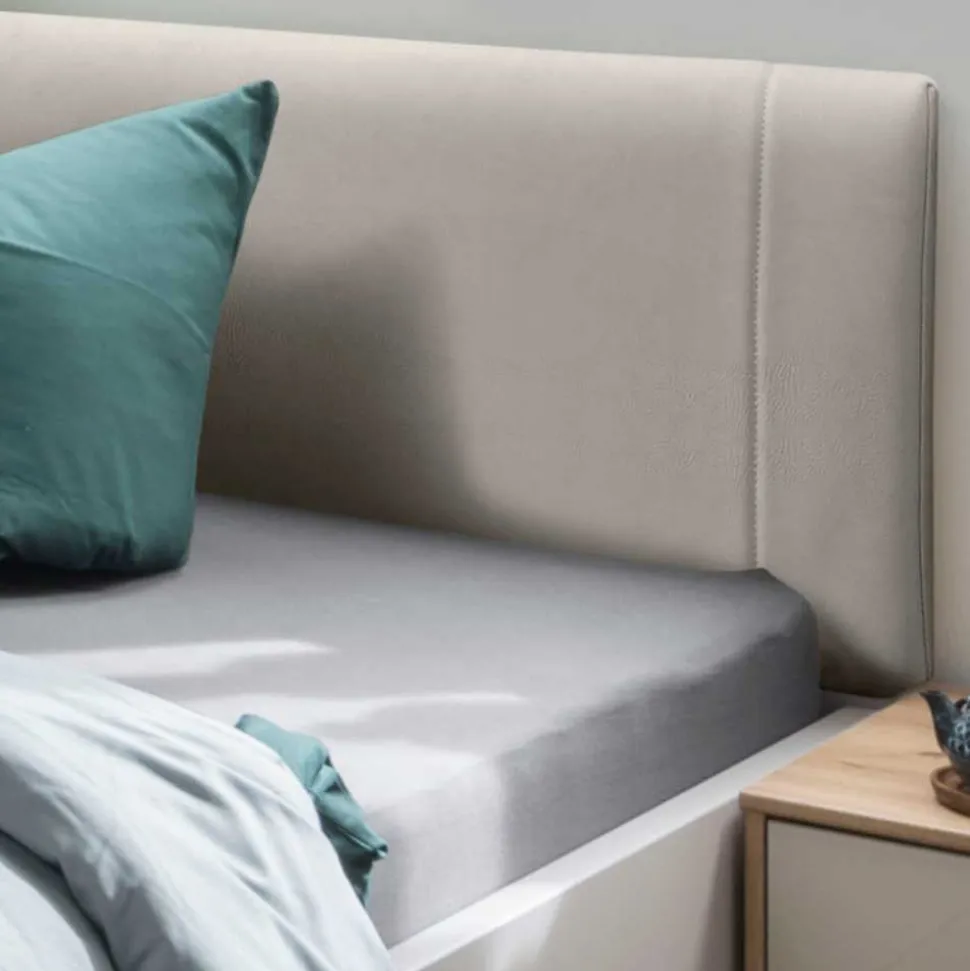 Moderne Design Bettanlage mit Kunstleder - Crascanu (dreiteilig)