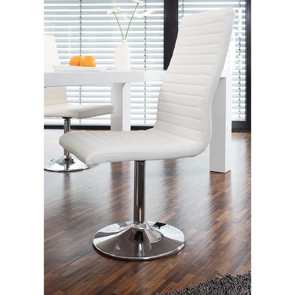 Moderne Essgruppe mit 4 Drehstühlen - Baiamare (fünfteilig)