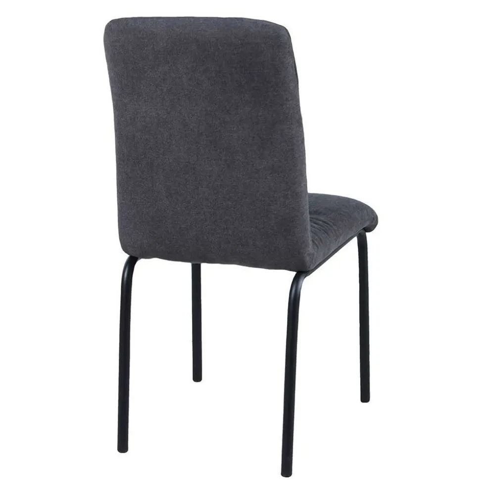 Moderne Esstischgruppe in Grau - Kolmarida (fünfteilig)