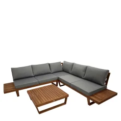 Moderne Garten Lounge mit Tisch - Ladosta (vierteilig)