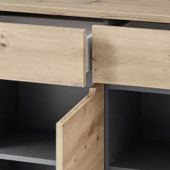 Moderne Kombikommode in Wildeiche NB - Kuetra