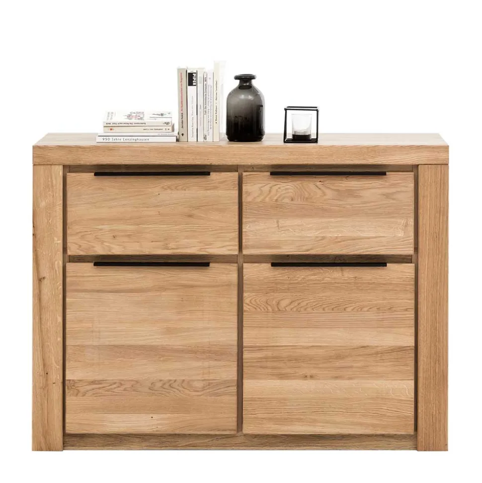 Moderne Kommode in Eiche teilmassiv - Nelenia