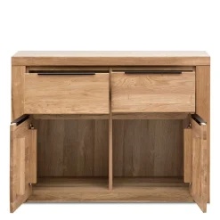 Moderne Kommode in Eiche teilmassiv - Nelenia