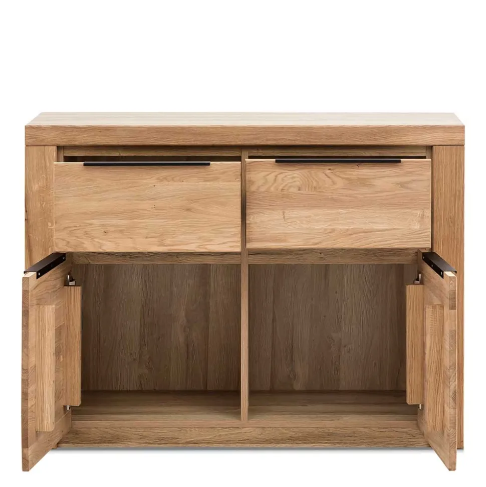 Moderne Kommode in Eiche teilmassiv - Nelenia