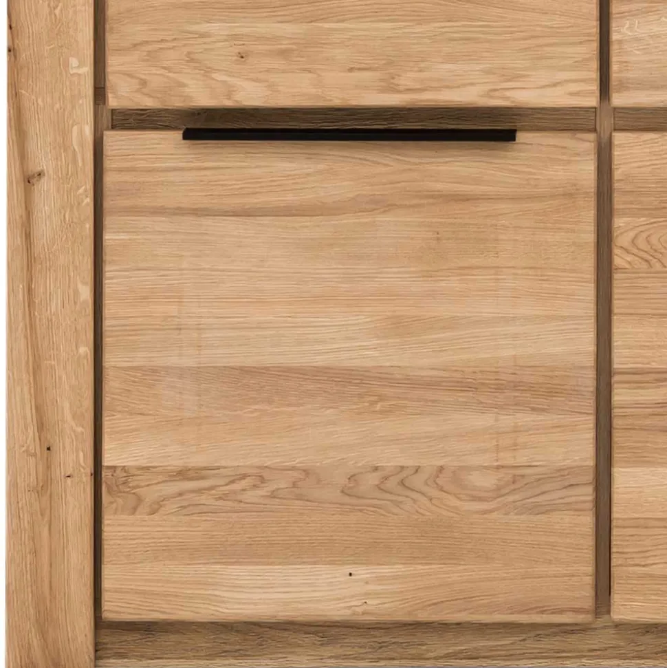 Moderne Kommode in Eiche teilmassiv - Nelenia