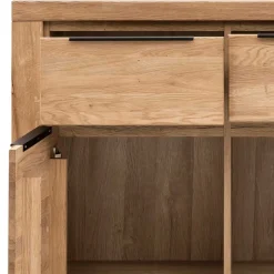 Moderne Kommode in Eiche teilmassiv - Nelenia