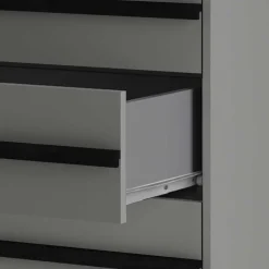 Moderne Kommode in Grau mit Schwarz - Pavias