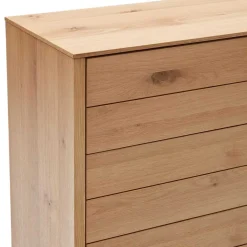 Moderne Kommode mit drei Schubladen und Fach - Algaro