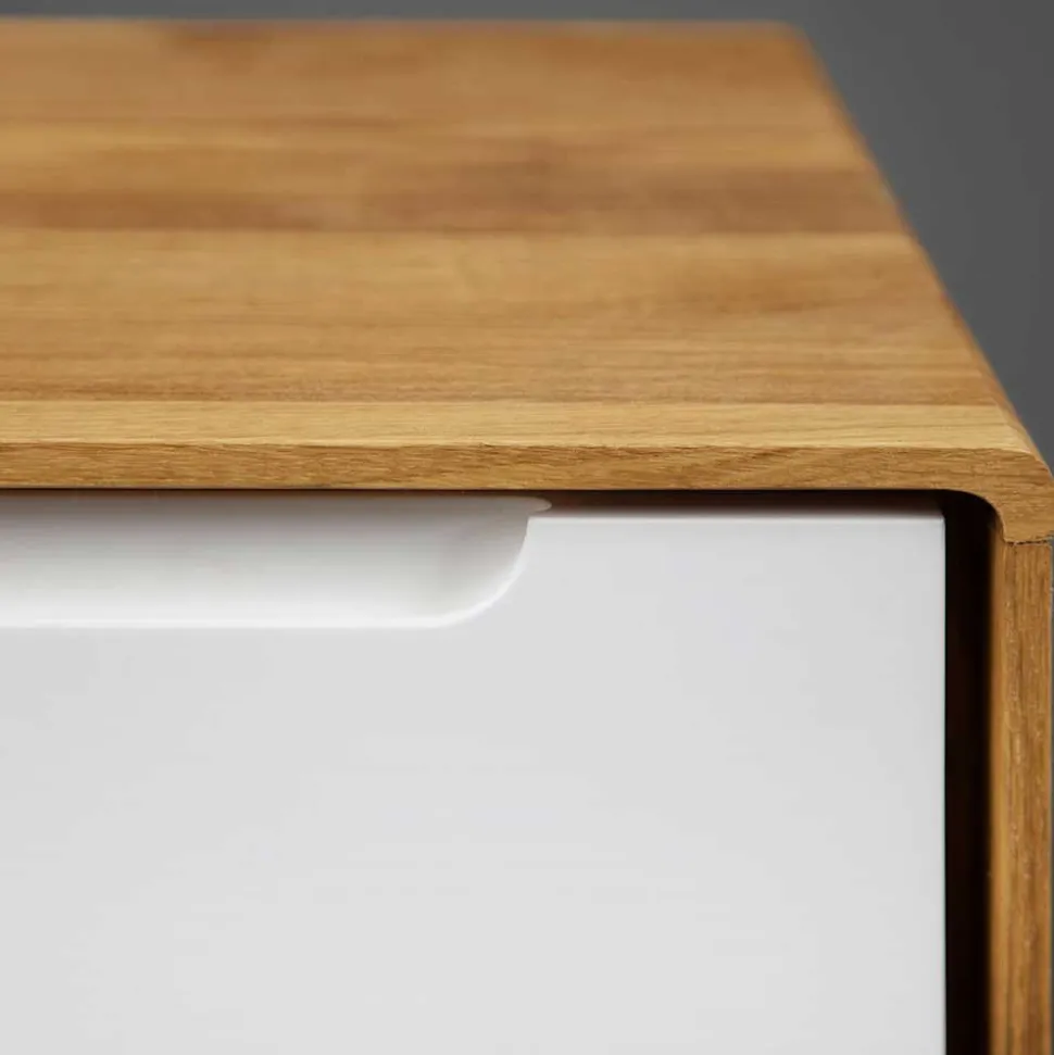 Moderne Kommode mit fünf Schubladen & Tür - Diesta I