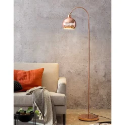 Moderne Retro Stehleuchte in Kupferfarben - Cantinar