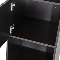 Moderne Schrankwand in Schwarz - Niwidus (fünfteilig)