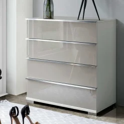 Moderne Schubladen-Kommode mit Glas Front - Nucina