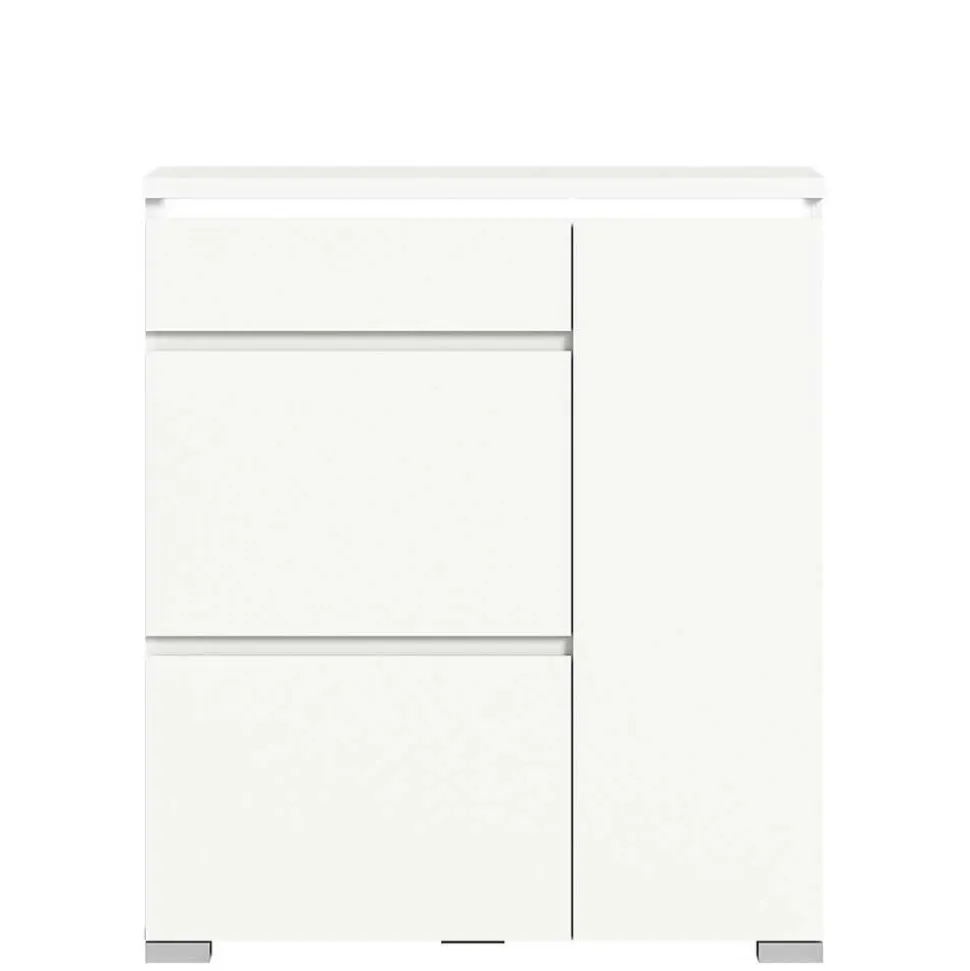 Moderne Schuh-Kombikommode in Weiß - Dany