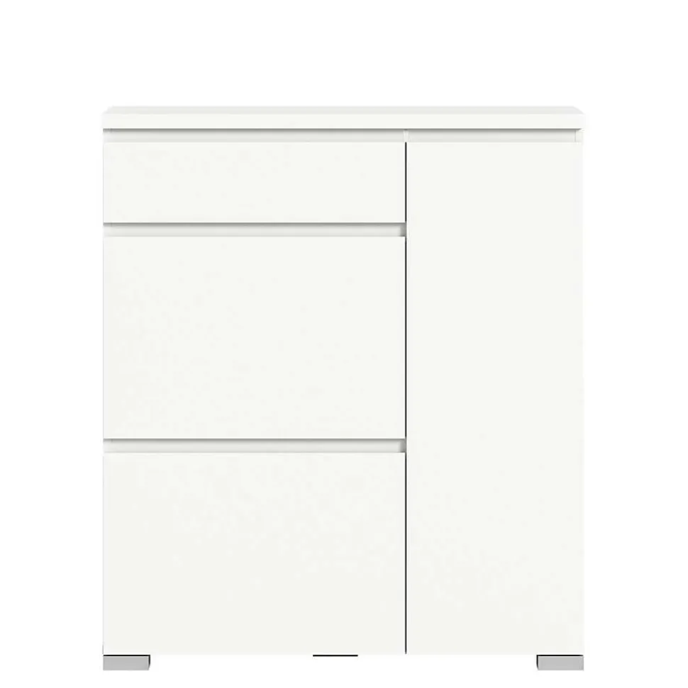 Moderne Schuh-Kombikommode in Weiß - Dany