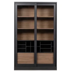 Moderne Vitrine mit Glas Schiebetüren - Susanne