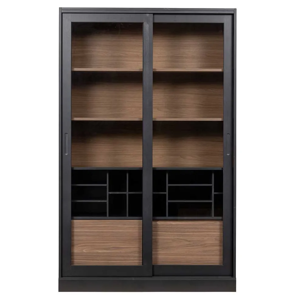 Moderne Vitrine mit Glas Schiebetüren - Susanne