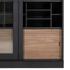 Moderne Vitrine mit Glas Schiebetüren - Susanne