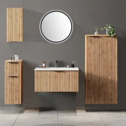 Moderne Waschkonsole mit Einlassbecken - Crystoga