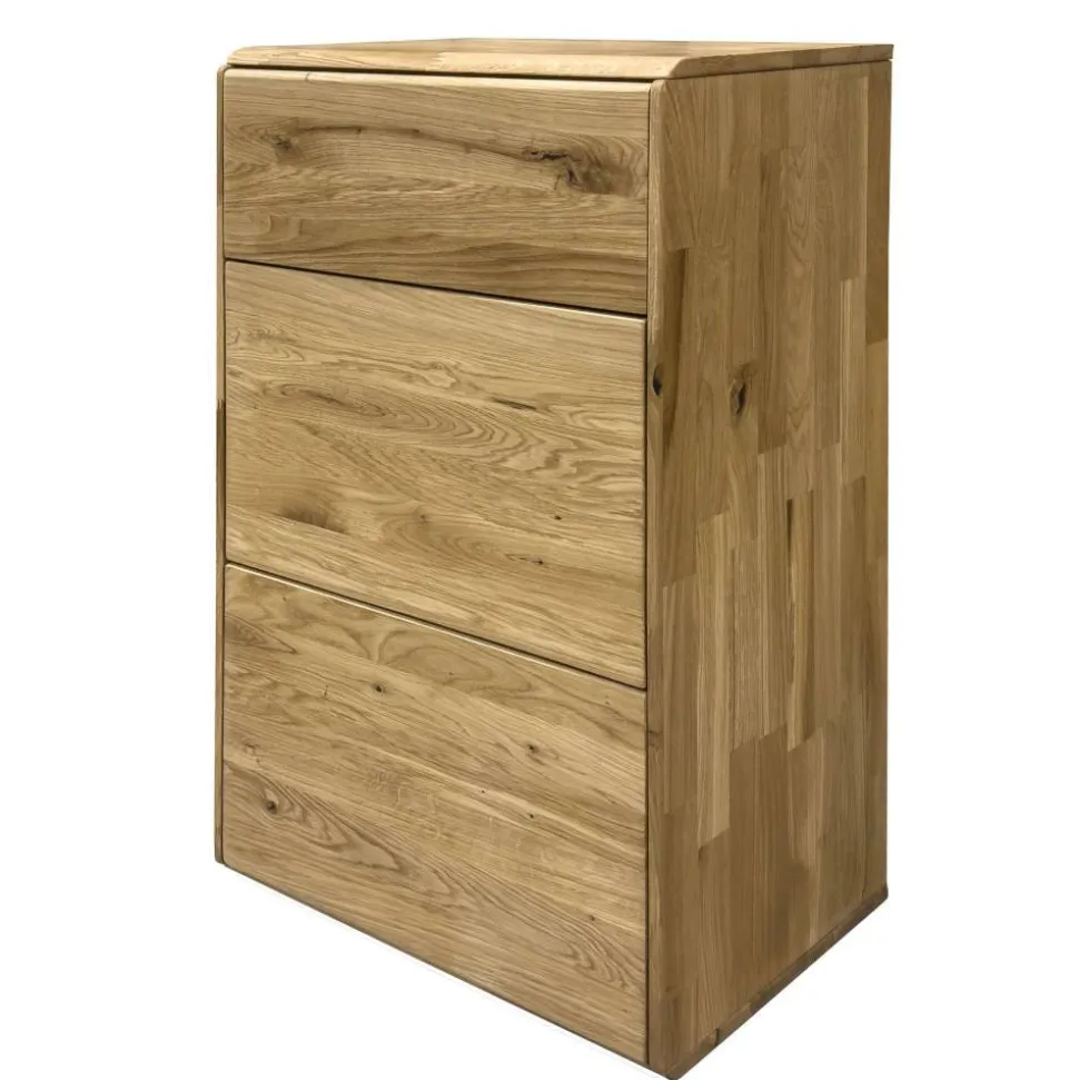 Moderne Wildeiche Kommode 52x89x40 cm - Feanor