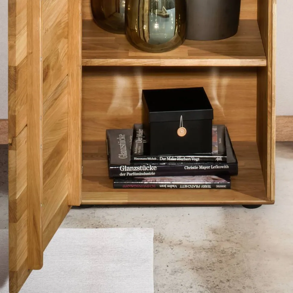 Moderne Wildeiche Kommode 52x89x40 cm - Feanor