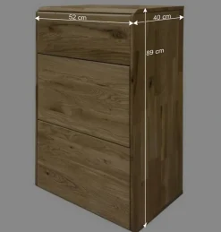 Moderne Wildeiche Kommode 52x89x40 cm - Feanor