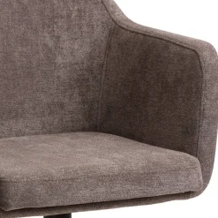 Moderner Armlehnenstuhl in Braun - Myrano