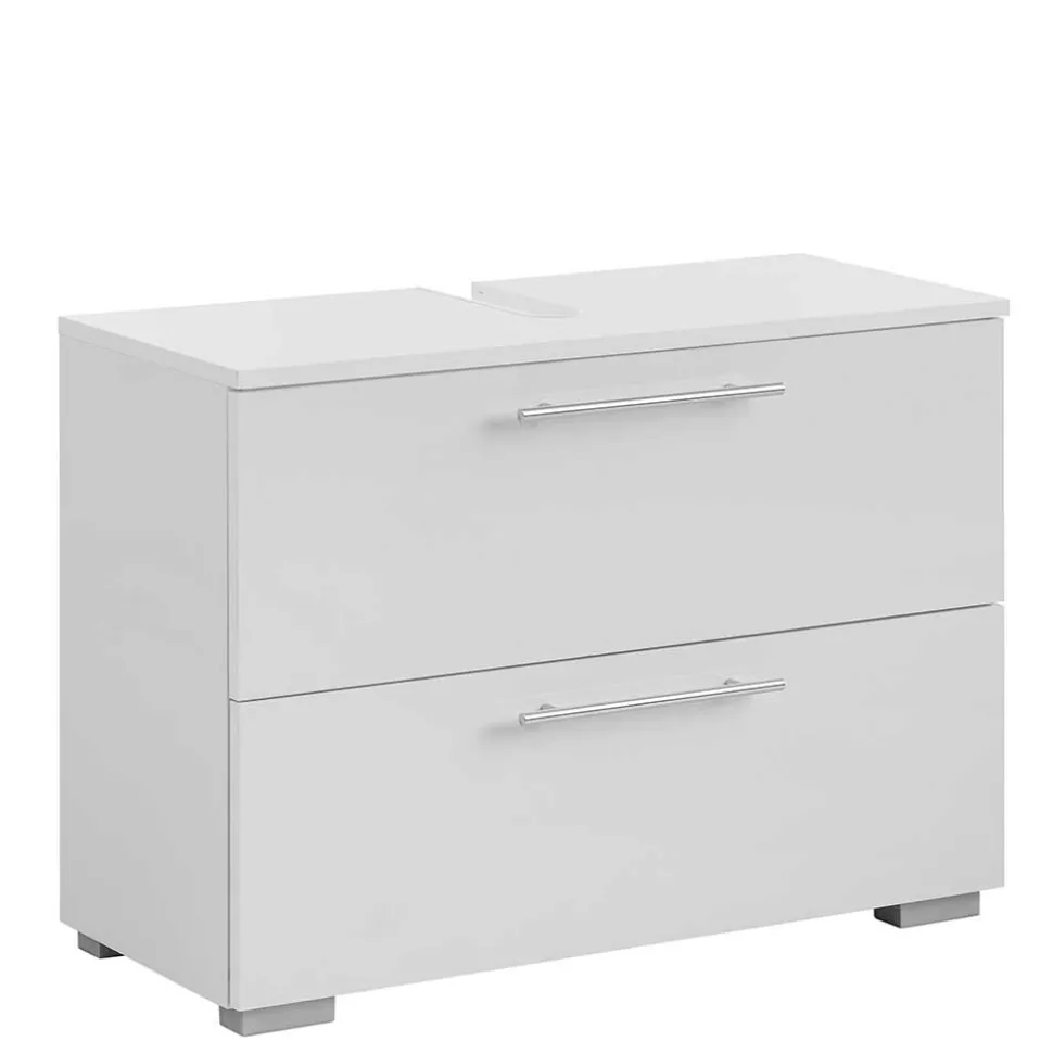 Moderner Bad Waschbeckenschrank in Weiß - Tyler